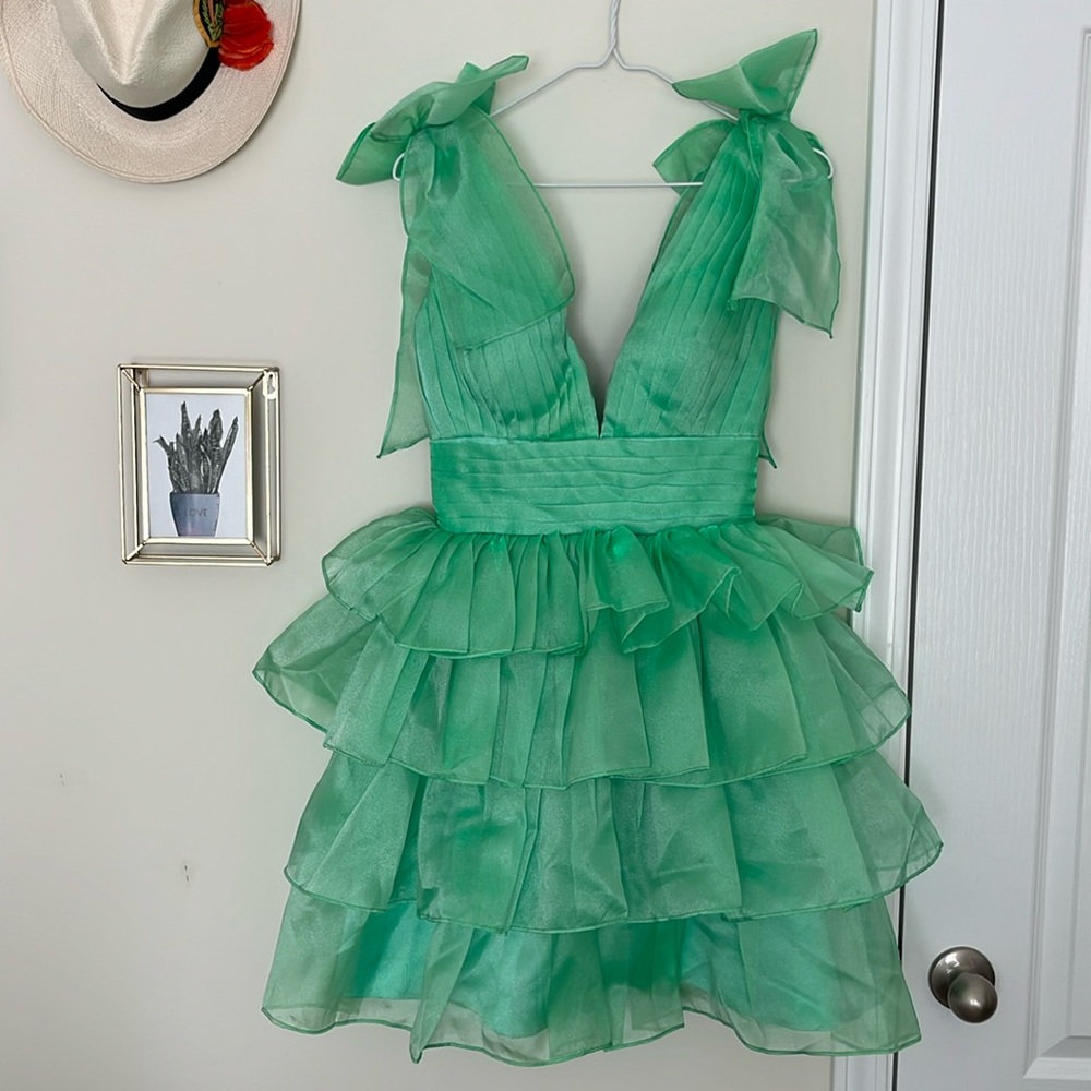 Geforsp Formal Ruffle Dress